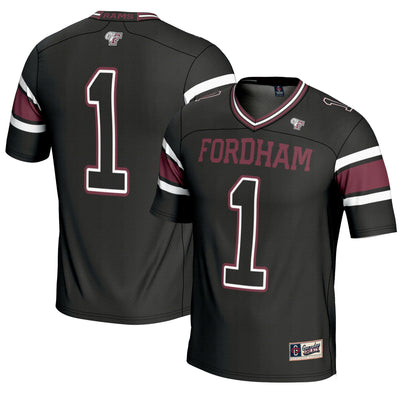 #1 Fordham Rams GameDay Greats Endzone Football Jersey - Black