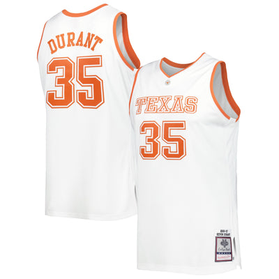 Kevin Durant Texas Longhorns Mitchell & Ness 2006/07 Throwback Jersey - White