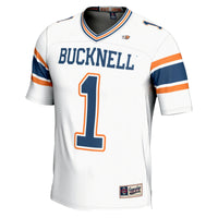#1 Bucknell Bison GameDay Greats Endzone Football Jersey - White