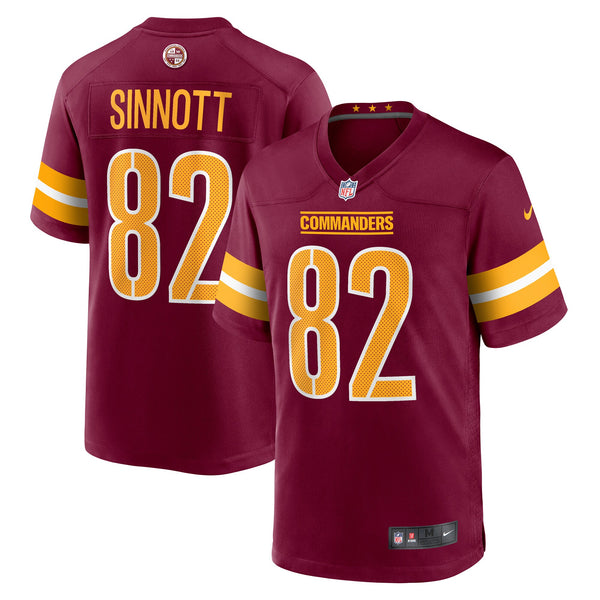 Washington Commanders Ben Sinnott Nike Burgundy Game Jersey
