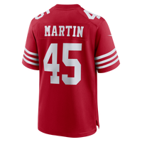 San Francisco 49ers Nick Martin Nike Scarlet Team Game Jersey