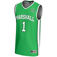 #1 Marshall Thundering Herd GameDay Greats Lightweight Basketball Fashion Jersey - Kelly Green