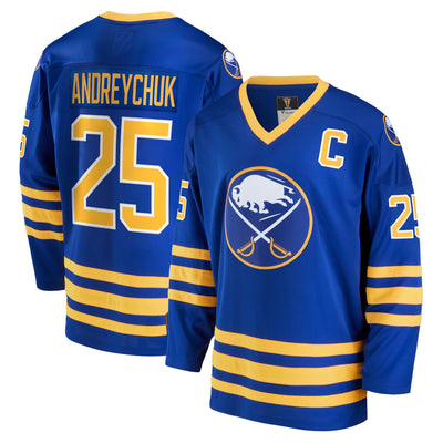 Buffalo Sabres Dave Andreychuk Fanatics Royal Breakaway Retired Player Jersey