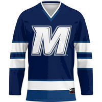 Monmouth Hawks GameDay Greats Hockey Jersey - Navy