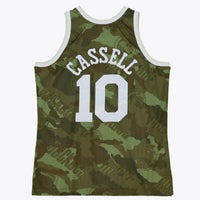 Houston Rockets Mitchell & Ness Sam Cassell 1993 Ghost Camo Swingman Jersey - Green
