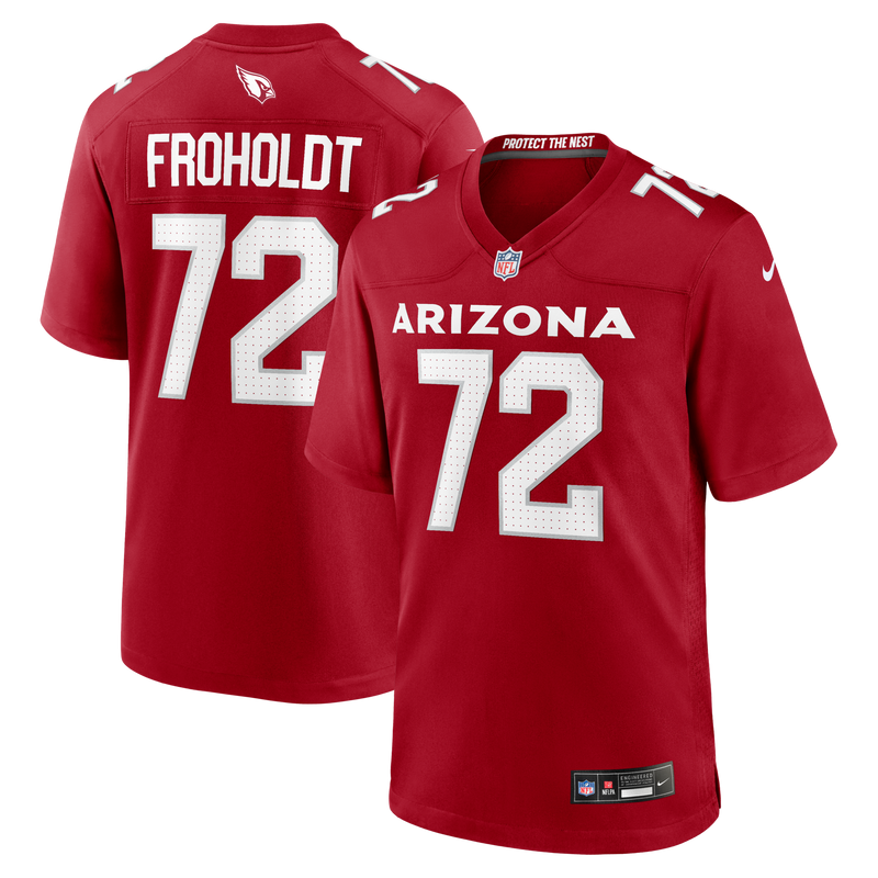 Arizona Cardinals Hjalte Froholdt Nike Cardinal Team Game Jersey