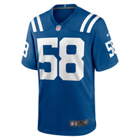 Indianapolis Colts Austin Ajiake Nike Royal Game Jersey