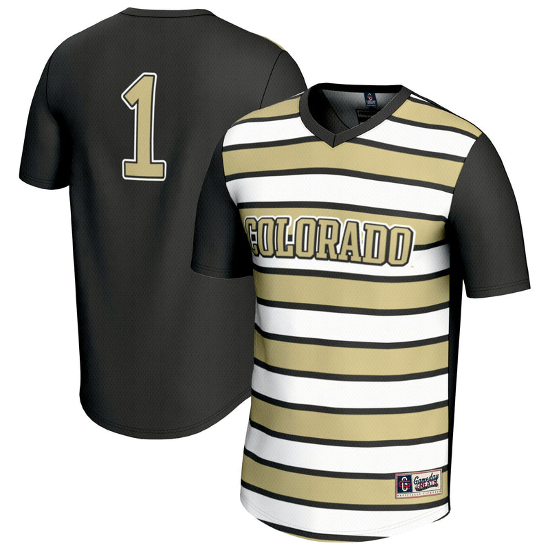 #1 Colorado Buffaloes GameDay Greats Lightweight Soccer Fashion Jersey - Black