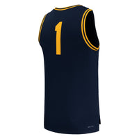 #1 Cal Bears Nike Replica Basketball Jersey - Navy