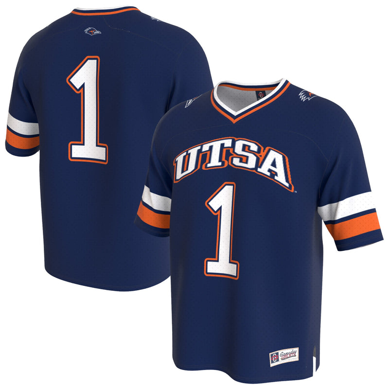 UTSA Roadrunners GameDay Greats Lightweight Collegiate Football Fashion Jersey - Navy