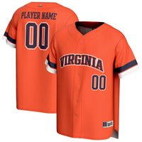 Virginia Cavaliers GameDay Greats NIL Pick-A-Player Baseball Lightweight Jersey - Orange