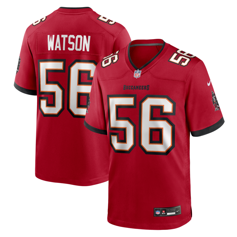 Tampa Bay Buccaneers Desmond Watson Nike Red Team Game Jersey
