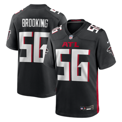 Atlanta Falcons Keith Brooking Nike Black Game Retired Player Jersey