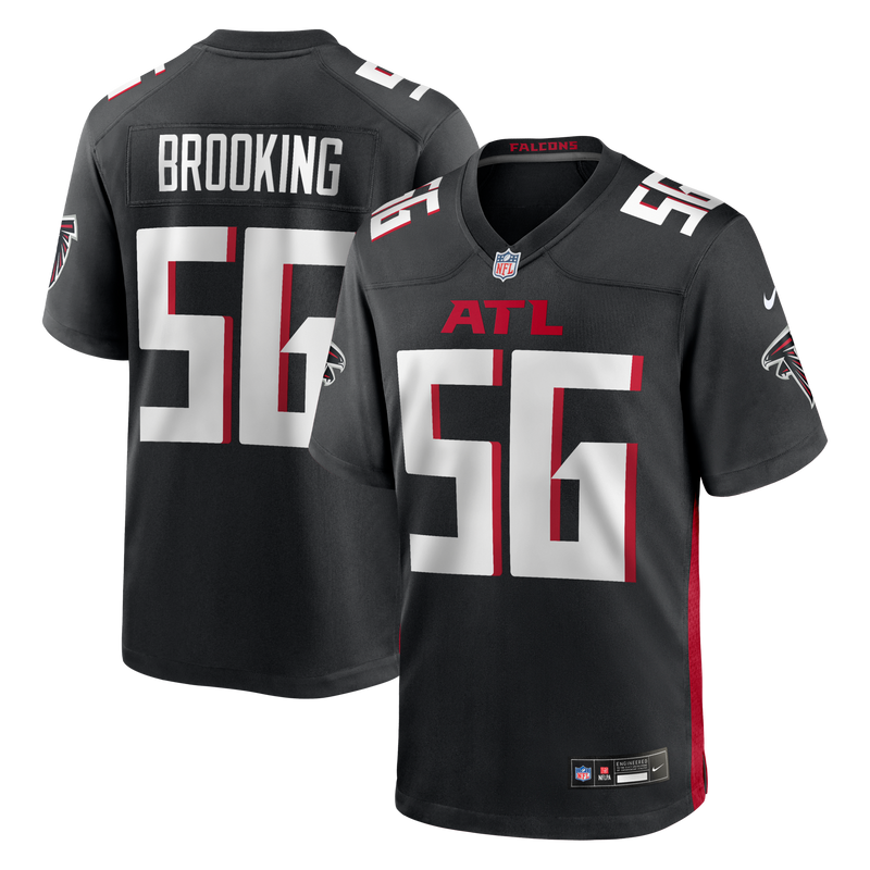 Atlanta Falcons Keith Brooking Nike Black Game Retired Player Jersey