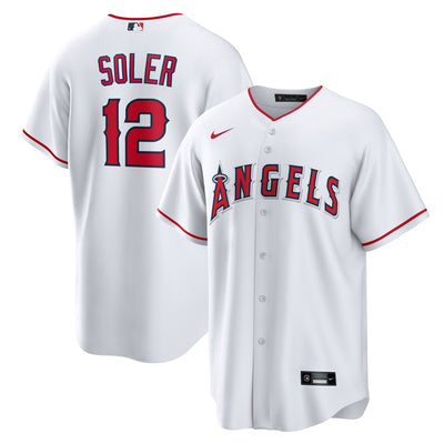 Los Angeles Angels Jorge Soler Nike White Home Replica Jersey