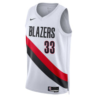 Portland Trail Blazers Nike Replica Association Edition Swingman Jersey - White - Toumani Camara
