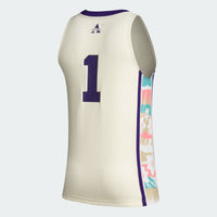 #1 Alcorn State Braves adidas Honoring Black Excellence Basketball Jersey - Khaki