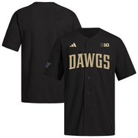 Washington Huskies adidas Replica Baseball Jersey - Black