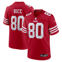 San Francisco 49ers Jerry Rice Nike Scarlet Retired Game Player Jersey
