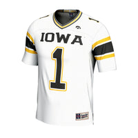 Iowa Hawkeyes GameDay Greats Lightweight Collegiate Football Fashion Jersey - White