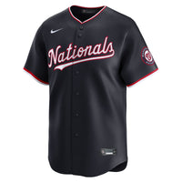 Washington Nationals James Wood Nike Navy Alternate Limited Player Jersey