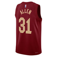 Cleveland Cavaliers Nike Icon Edition Swingman Jersey - Maroon - Jarrett Allen -
