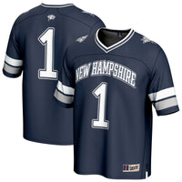 #1 New Hampshire Wildcats GameDay Greats Lightweight Collegiate Football Fashion Jersey - Navy