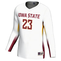 #1 Iowa State Cyclones GameDay Greats Lightweight Volleyball Jersey - White