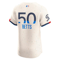 Los Angeles Dodgers Mookie Betts Nike Cream City Connect Elite Jersey