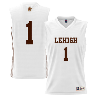#1 Lehigh Mountain Hawks GameDay Greats Lightweight Basketball Jersey - White