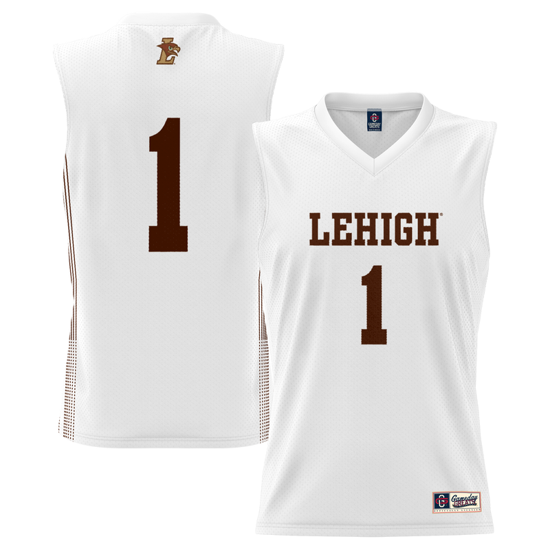#1 Lehigh Mountain Hawks GameDay Greats Lightweight Basketball Jersey - White