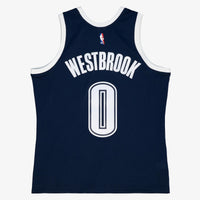 Oklahoma City Thunder Mitchell & Ness Russell Westbrook 2015 Alternate Jersey - Ash Blue