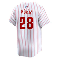 Philadelphia Phillies Alec Bohm Nike White Home Limited Player Jersey