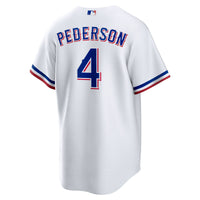 Texas Rangers Joc Pederson Nike White Home Replica Jersey