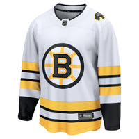 Boston Bruins Fanatics White Away Breakaway Jersey