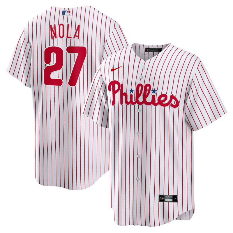 Philadelphia Phillies Aaron Nola Nike White Home Replica Player Name Jersey