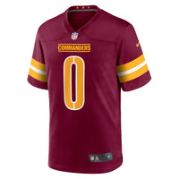 Washington Commanders Mike Sainristil Nike Burgundy Game Jersey