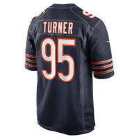 Chicago Bears Shemar Turner Nike Navy Team Game Jersey