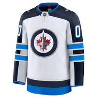 Winnipeg Jets Fanatics White Away Premium Custom Jersey