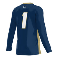 UC Davis Aggies GameDay Greats Lightweight Collegiate Volleyball Fashion Jersey - Navy