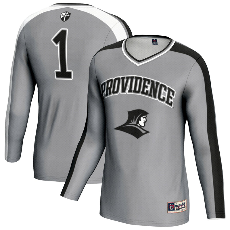 Providence Friars GameDay Greats #1 Lightweight Volleyball Fashion Jersey - Silver