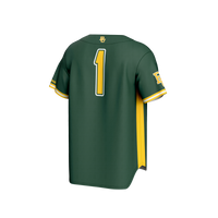 #1 Baylor Bears GameDay Greats Lightweight Baseball Fashion Jersey - Green