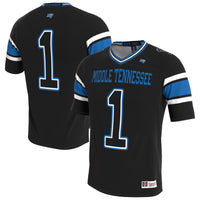 MTSU Blue Raiders GameDay Greats Lightweight Collegiate Football Blackout Fashion Jersey