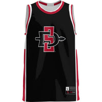 San Diego State Aztecs GameDay Greats Lightweight Basketball Jersey - Black