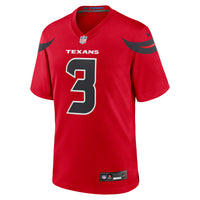 Houston Texans Tank Dell Nike Red Alternate Game Jersey
