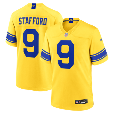 Los Angeles Rams Matthew Stafford Nike Classic Sol Game Jersey
