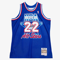NBA Mitchell & Ness Clyde Drexler 1992 All-Star West Authentic Jersey - Royal Blue