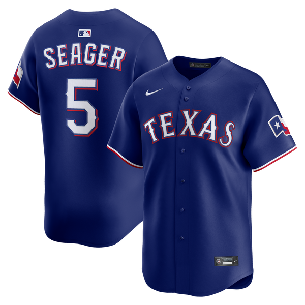 Texas Rangers Corey Seager Nike Royal Alternate 2 Limited Jersey