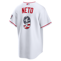 Fourth of July Los Angeles Angels Zach Neto Nike White USA 250 Stadium Jersey