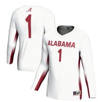 #1 Alabama Crimson Tide GameDay Greats Lightweight Volleyball Jersey – White